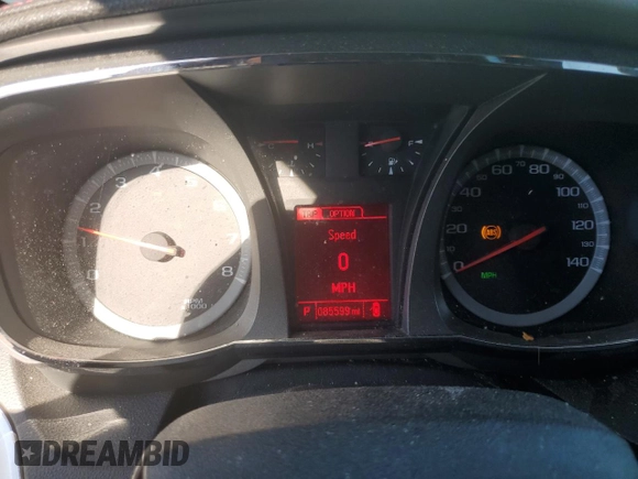 2013 GMC Terrain SLE with VIN 2GKFLTEK1D6311208, listed as a Copart auction lot 55738135 with 85,599 mi miles and Salvage title. Bid and sale history available at DreamBid. Image 9.