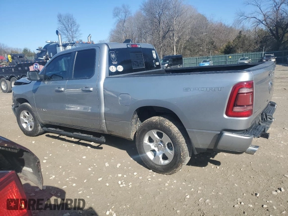 2020 Ram 1500 Big Horn with VIN 1C6RREBT6LN149612, listed as a Copart auction lot 87525145 with 64,172 mi miles and Salvage Title. Bid and sale history available at carsss.com. Image 2.
