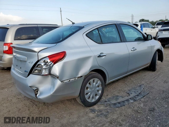 2013 Nissan Versa SV with VIN 3N1CN7AP2DL858617, listed as a Copart auction lot 61768645 with 159,459 mi miles and Salvage title. Bid and sale history available at DreamBid. Image 3.