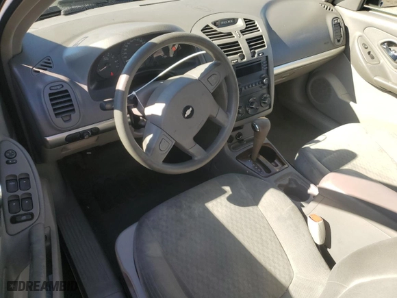 2005 Chevrolet Malibu with VIN 1G1ZS52F75F102540, listed as a Copart auction lot 80417544 with 187,808 mi miles and Salvage Title. Bid and sale history available at carsss.com. Image 8.