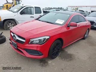 2019 Mercedes-Benz CLA with VIN WDDSJ4GBXKN698908, listed as a IAAI auction lot 41493686 with 153,649 mi miles. Bid and sale history available at carsss.com. Image 2.
