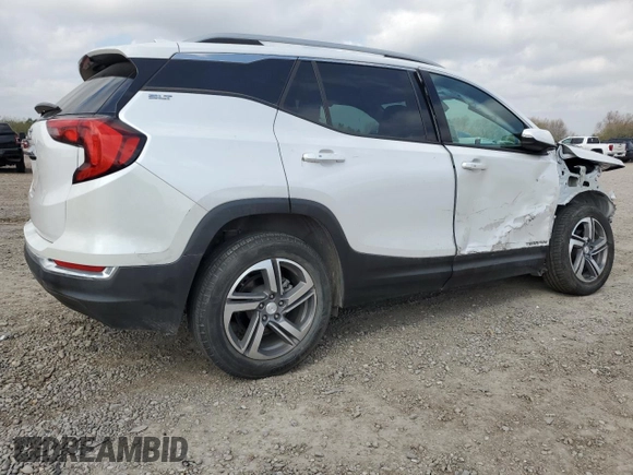 2020 GMC Terrain SLT with VIN 3GKALPEV4LL308244, listed as a Copart auction lot 44169165 with 33,697 mi miles and Salvage title. Bid and sale history available at DreamBid. Image 3.