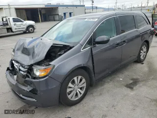 2016 Honda Odyssey LX with VIN 5FNRL5H23GB101594, listed as a Copart auction lot 50842505 with 92,727 mi miles and Salvage Title. Bid and sale history available at carsss.com. Image 1.