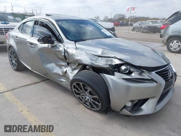 2015 Lexus IS 250 with VIN JTHBF1D27F5050784, listed as a IAAI auction lot 41767657 with 156,349 mi miles. Bid and sale history available at carsss.com. Image 1.