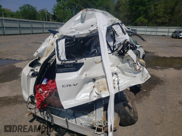 2020 Honda CR-V EX-L z VIN 7FARW1H85LE010622, wystawiony jako Copart lot #51293365 z przebiegiem Nie podano mil oraz Szkoda całkowita • Salvage title. Historia ofert i sprzedaży dostępna na DreamBid. Obrazek 6.