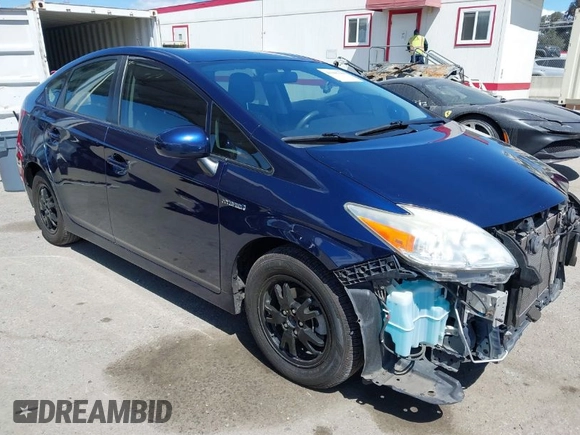 2013 Toyota Prius One with VIN JTDKN3DU5D1702341, listed as a IAAI auction lot 41945344 with 94,632 mi miles. Bid and sale history available at carsss.com. Image 1.