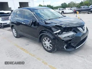 2015 Nissan Rogue SV with VIN KNMAT2MT7FP558410, listed as a IAAI auction lot 42106833 with 120,339 mi miles and . Bid and sale history available at carsss.com. Image 1.