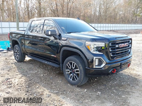2021 GMC Sierra 1500 AT4 with VIN 1GTP9EEL4MZ450434, listed as a IAAI auction lot 41682550 with 64,336 mi miles. Bid and sale history available at carsss.com. Image 1.