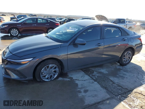 2024 Hyundai Elantra SEL with VIN KMHLM4DG8RU789712, listed as a Copart auction lot 41987345 with 12,086 mi miles and Salvage Title. Bid and sale history available at carsss.com. Image 1.