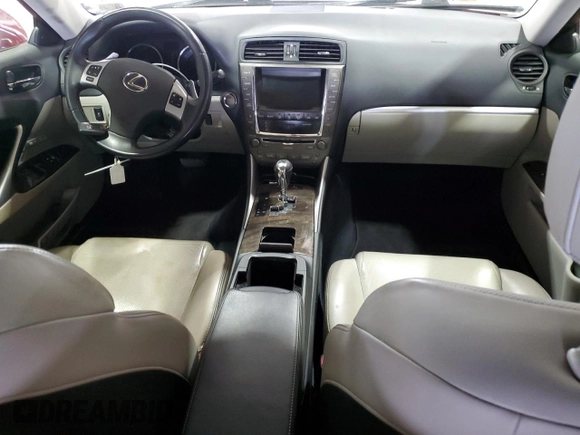 2012 Lexus IS 250 with VIN JTHCF5C24C5054431, listed as a Copart auction lot 48362825 with Not Provided miles and Salvage Title. Bid and sale history available at DreamBid. Image 8.