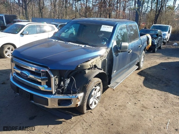 2015 Ford F-150 XLT with VIN 1FTEW1EG1FFB25207, listed as a IAAI auction lot 41579579 with 67,918 mi miles. Bid and sale history available at carsss.com. Image 2.