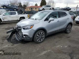 2021 Buick Encore Preferred with VIN KL4CJESMXMB363157, listed as a Copart auction lot 47416945 with 26,527 mi miles and Salvage Title. Bid and sale history available at carsss.com. Image 1.