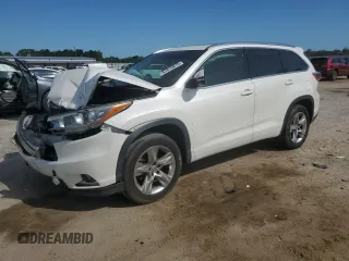 2015 Toyota Highlander Limited z VIN 5TDYKRFHXFS088043, wystawiony jako Copart lot #61879815 z przebiegiem 110 624 mil mil oraz Szkoda całkowita • Salvage title. Historia ofert i sprzedaży dostępna na DreamBid. Obrazek 1.
