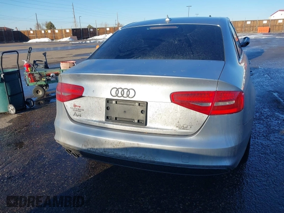 2015 Audi A4 Premium with VIN WAUBFAFL0FN005545, listed as a IAAI auction lot 41441399 with 112,478 mi miles. Bid and sale history available at carsss.com. Image 16.