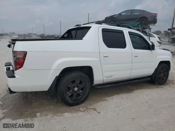 2008 Honda Ridgeline RTL with VIN 2HJYK16558H520090, listed as a Copart auction lot 49832045 with 136,462 mi miles and Salvage Title. Bid and sale history available at carsss.com. Image 3.