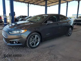 2015 Ford Fusion Titanium Hybrid with VIN 3FA6P0RU1FR172385, listed as a Copart auction lot 63386415 with 126,568 mi miles and Salvage title. Bid and sale history available at DreamBid. Image 1.