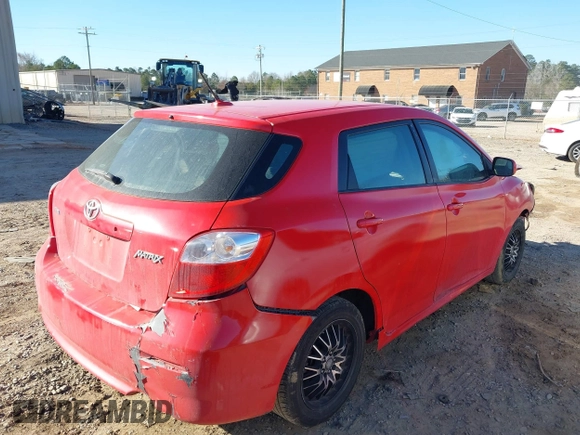 2009 Toyota Matrix with VIN 2T1KU40E29C175918, listed as a IAAI auction lot 41693932 with 110,609 mi miles and . Bid and sale history available at DreamBid. Image 4.