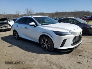 2024 Lexus RX with VIN 2T2BAMCA4RC067734, listed as a Copart auction lot 48736435 with 18,239 mi miles and Salvage Title. Bid and sale history available at carsss.com. Image 4.