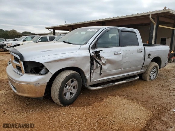2010 Dodge Ram 1500 SLT with VIN 1D7RB1CP6AS132451, listed as a Copart auction lot 78466284 with 21,287 mi miles and Salvage Title. Bid and sale history available at carsss.com. Image 1.