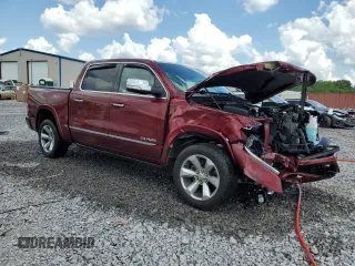 2021 Ram 1500 Limited with VIN 1C6SRFHT9MN633502, listed as a Copart auction lot 55673735 with 71,364 mi miles and Salvage title. Bid and sale history available at DreamBid. Image 4.