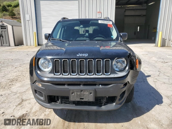 2017 Jeep Renegade Sport с VIN ZACCJBAB8HPG06612, выставлен на аукционе Copart как лот 52804805 с пробегом 114 610 миль миль и Списание • Salvage title. История ставок и продаж доступна на DreamBid. Изображение 5.
