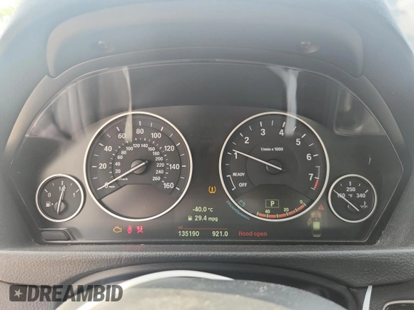 2015 BMW 3 Series 320i xDrive with VIN WBA3C3G51FNS76056, listed as a Copart auction lot 63595335 with 135,190 mi miles and Clean title. Bid and sale history available at DreamBid. Image 9.