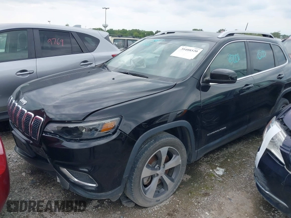 2019 Jeep Cherokee Limited with VIN 1C4PJLDB7KD419340, listed as a IAAI auction lot 39408520 with 80,615 mi miles and . Bid and sale history available at DreamBid. Image 17.