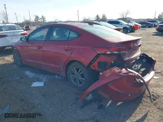 2017 Hyundai Elantra Limited with VIN 5NPD84LF4HH118553, listed as a IAAI auction lot 41607331 with 138,166 mi miles. Bid and sale history available at carsss.com. Image 3.