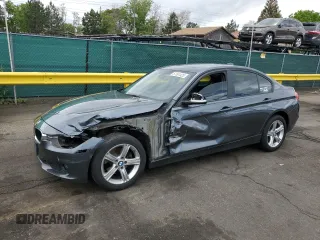 2015 BMW 3 Series 320i xDrive with VIN WBA3C3G58FNS73929, listed as a Copart auction lot 57591425 with 83,654 mi miles and Salvage title. Bid and sale history available at DreamBid. Image 1.
