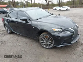 2015 Lexus IS 350 with VIN JTHBE1D20F5019251, listed as a IAAI auction lot 41250626 with 87,351 mi miles and . Bid and sale history available at DreamBid. Image 1.