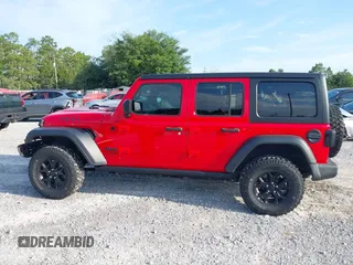 2020 Jeep Wrangler Unlimited Willys z VIN 1C4HJXDM1LW290451, wystawiony jako IAAI lot #42586990 z przebiegiem 64 163 mil mil oraz . Historia ofert i sprzedaży dostępna na DreamBid. Obrazek 15.