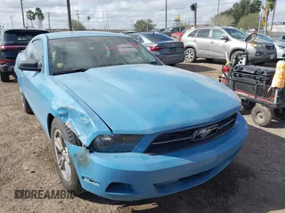 2011 Ford Mustang V6 with VIN 1ZVBP8AM1B5160444, listed as a IAAI auction lot 41674386 with 113,893 mi miles and . Bid and sale history available at carsss.com. Image 1.