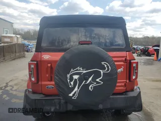 2023 Ford Bronco with VIN 1FMDE5BHXPLB99680, listed as a Copart auction lot 54232455 with 16,579 mi miles and Salvage Title. Bid and sale history available at DreamBid. Image 6.