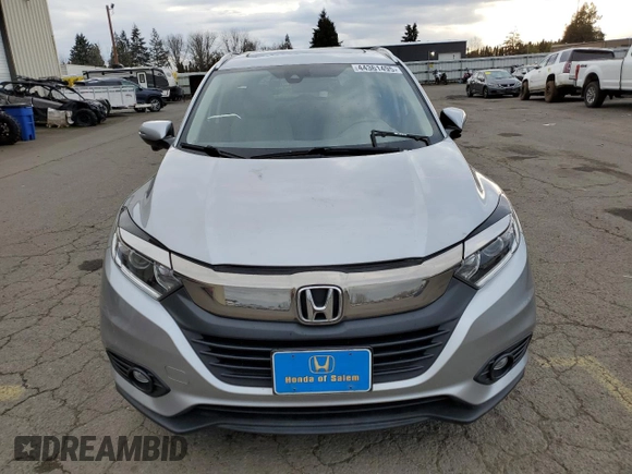 2020 Honda HR-V EX with VIN 3CZRU6H58LM719815, listed as a Copart auction lot 44361495 with 34,679 mi miles and Salvage Title. Bid and sale history available at carsss.com. Image 5.