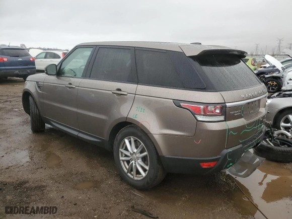 2015 Land Rover Range Rover Sport HSE with VIN SALWG2VF5FA608672, listed as a Copart auction lot 49646565 with 95,256 mi miles and Salvage Title. Bid and sale history available at carsss.com. Image 2.