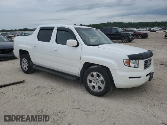 2008 Honda Ridgeline RTL with VIN 2HJYK16548H521019, listed as a Copart auction lot 60598235 with 248,372 mi miles and Salvage title. Bid and sale history available at DreamBid. Image 4.