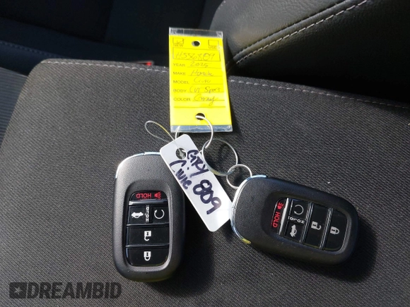 2025 Honda Civic Sport z VIN 2HGFE2F58SH556809, wystawiony jako IAAI lot #42081375 z przebiegiem 8 647 mil mil oraz . Historia ofert i sprzedaży dostępna na DreamBid. Obrazek 11.