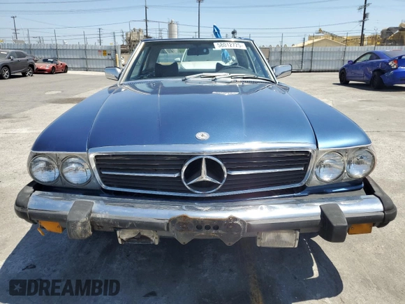 1977 Mercedes-Benz SL with VIN 10704412036886, listed as a Copart auction lot 58012725 with 242,866 mi miles and Salvage title. Bid and sale history available at DreamBid. Image 5.