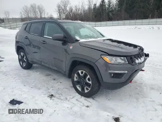 2017 Jeep Compass Trailhawk с VIN 3C4NJDDB5HT667425, выставлен на аукционе Copart как лот 42930605 с пробегом 65 982 миль миль и Списание • Salvage title. История ставок и продаж доступна на DreamBid. Изображение 4.