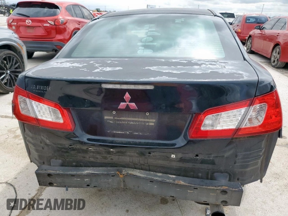 2011 Mitsubishi Galant ES with VIN 4A32B3FF0BE017044, listed as a Copart auction lot 51012315 with 181,615 mi miles and Salvage Title. Bid and sale history available at carsss.com. Image 6.