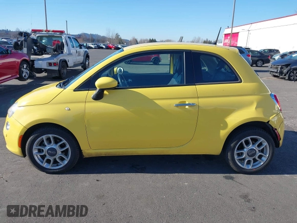 2014 FIAT 500 Pop with VIN 3C3CFFAR2ET205524, listed as a IAAI auction lot 41429598 with 61,965 mi miles. Bid and sale history available at carsss.com. Image 14.