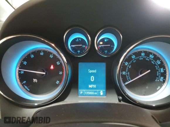 2014 Buick Verano Group with VIN 1G4PS5SK1E4177950, listed as a Copart auction lot 47718875 with 135,866 mi miles and Salvage title. Bid and sale history available at DreamBid. Image 9.
