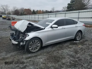 2017 Genesis G80 3.8L with VIN KMHGN4JE3HU175246, listed as a Copart auction lot 81622684 with 95,176 mi miles and Clean Title. Bid and sale history available at DreamBid. Image 1.