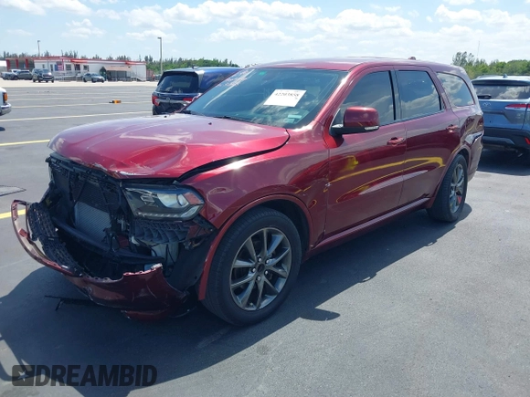 2018 Dodge Durango GT with VIN 1C4RDHDG5JC239657, listed as a IAAI auction lot 42203858 with 156,861 mi miles and . Bid and sale history available at DreamBid. Image 18.