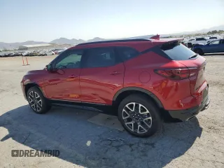 2024 Chevrolet Blazer RS with VIN 3GNKBKRS7RS119504, listed as a Copart auction lot 62578935 with 30,253 mi miles and Salvage title. Bid and sale history available at DreamBid. Image 2.