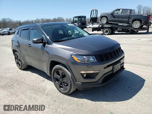 2019 Jeep Compass Altitude z VIN 3C4NJDBB7KT652855, wystawiony jako Copart lot #53485835 z przebiegiem 43 844 mil mil oraz Szkoda całkowita • Salvage title. Historia ofert i sprzedaży dostępna na DreamBid. Obrazek 12.