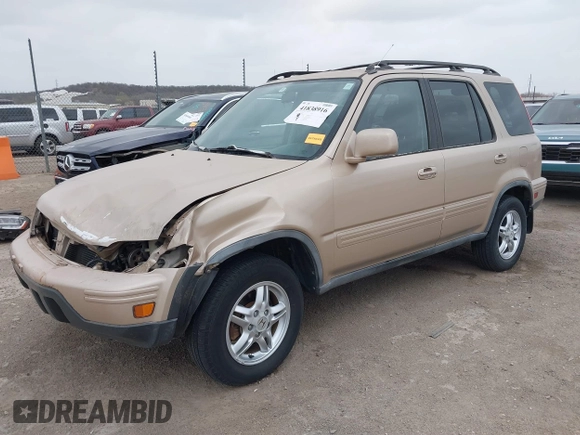 2001 Honda CR-V SE with VIN JHLRD187X1S005637, listed as a IAAI auction lot 41838916 with 153,388 mi miles. Bid and sale history available at carsss.com. Image 17.