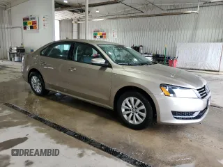 2015 Volkswagen Passat Wolfsburg Edition with VIN 1VWAT7A31FC012918, listed as a Copart auction lot 60961105 with 120,803 mi miles and Salvage title. Bid and sale history available at DreamBid. Image 4.