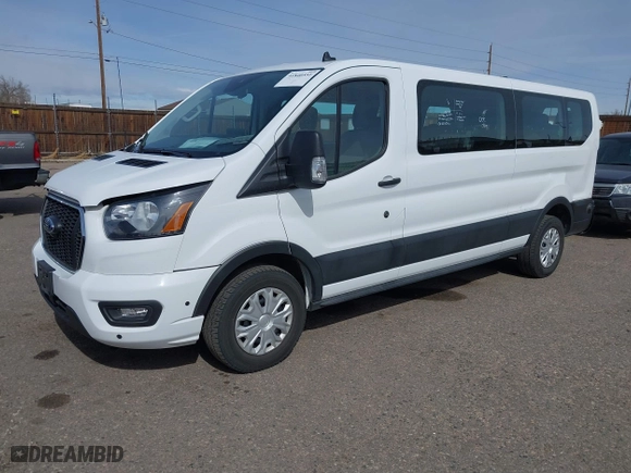 2024 Ford Transit Passenger Wagon XL with VIN 1FBAX2Y82RKA83460, listed as a IAAI auction lot 41840551 with 19,106 mi miles. Bid and sale history available at carsss.com. Image 18.