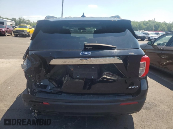 2023 Ford Explorer XLT z VIN 1FMSK8DH5PGA53324, wystawiony jako Copart lot #62656755 z przebiegiem 22 480 mil mil oraz Szkoda całkowita • Salvage title. Historia ofert i sprzedaży dostępna na DreamBid. Obrazek 6.
